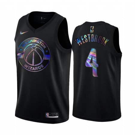 Maillot Basket Washington Wizards Russell Westbrook 4 Iridescent HWC Collection Swingman - Homme